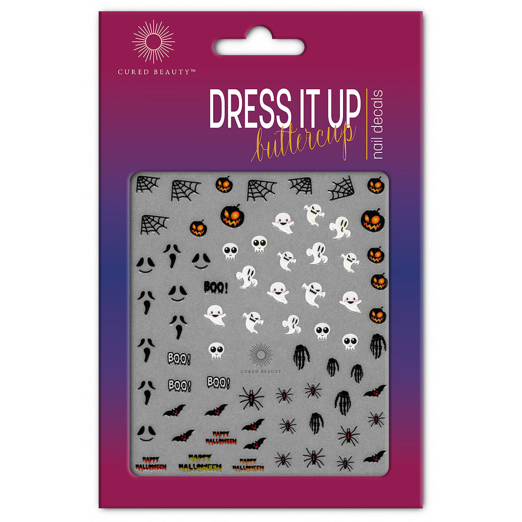 Cured Beauty Dress It Up, Buttercup Nail Decal Stickers - Boo Crew CUR11-ACC-5554 Thumb