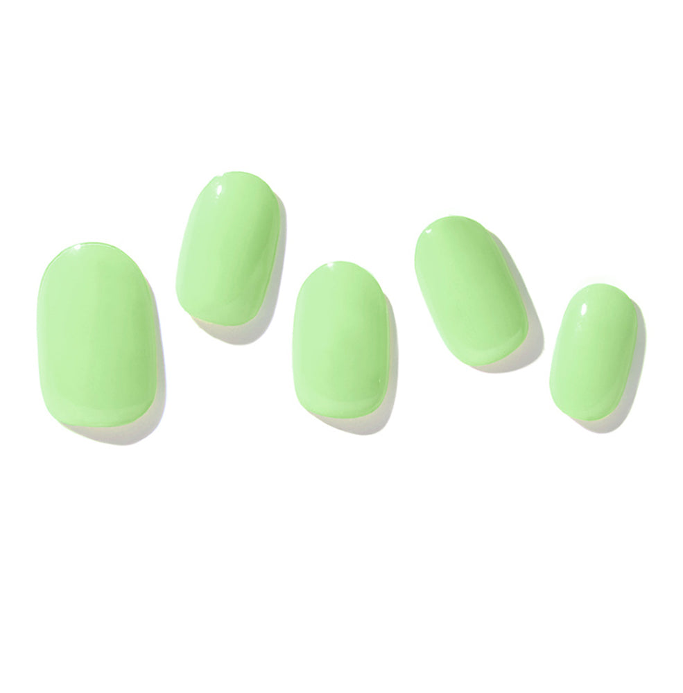 Zinipin GelLight Semicured Gel Stickers - Neon Green CA00063 Cover - Cured Beauty
