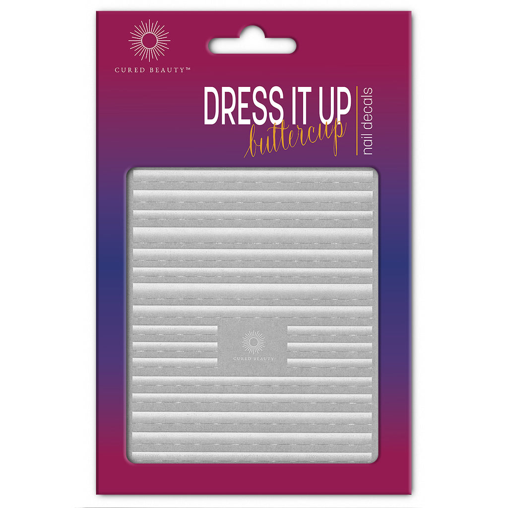 Cured Beauty Dress It Up, Buttercup Nail Decal Stickers - Don't Fade Away CUR11-ACC-5562 Thumb