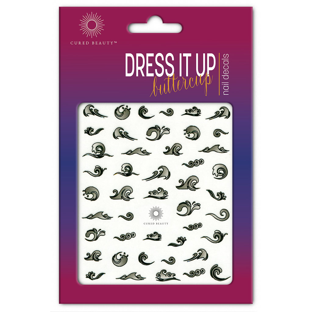 Cured Beauty Dress It Up, Buttercup Nail Decal Stickers - Ebb and Flow CUR11-ACC-5564 Thumb