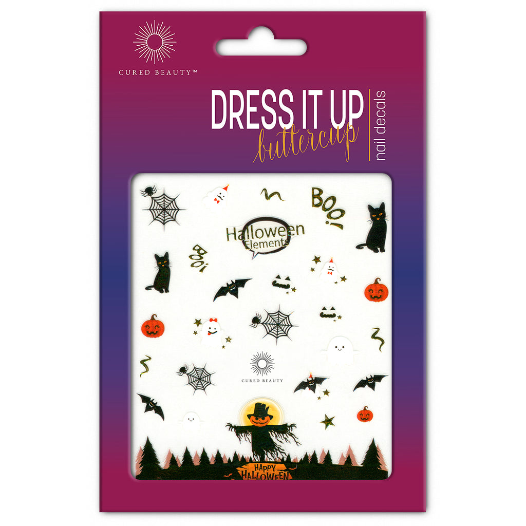 Cured Beauty Dress It Up, Buttercup Nail Decal Stickers - I'd Never Ghost You CUR11-ACC-5573 Thumb
