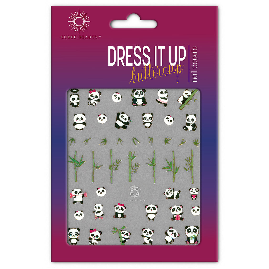 Cured Beauty Dress It Up, Buttercup Nail Decal Stickers - Pandamonium CUR11-ACC-5583 Thumb