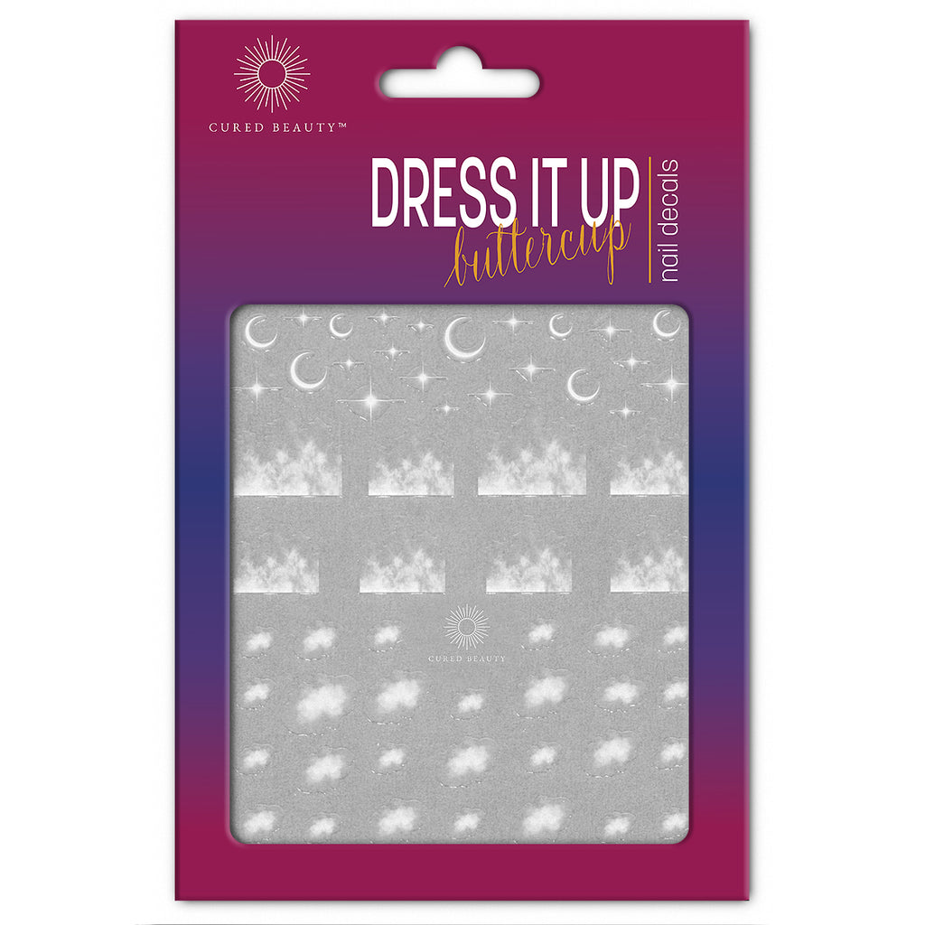 Cured Beauty Dress It Up, Buttercup Nail Decal Stickers - Sky's The Limit CUR11-ACC-5590 Thumb