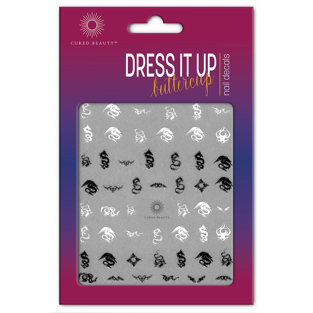 Cured Beauty Dress It Up, Buttercup Nail Decal Stickers - Year Of The Dragon CUR11-ACC-5608 Thumb