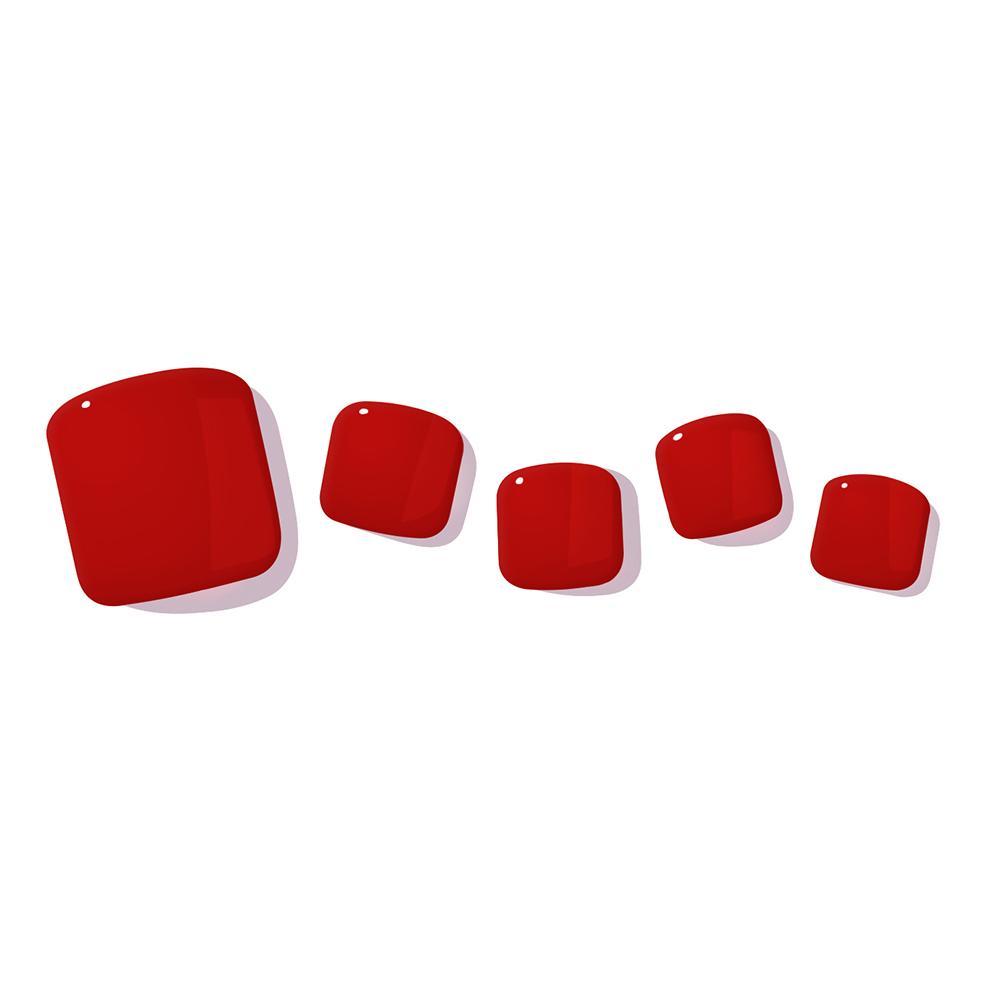 Zinipin GelLight Semicured Gel Stickers - Million Red UA00010 Cover - Cured Beauty